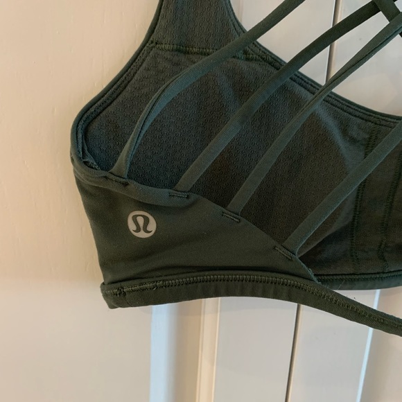 Lululemon Free To Be Wild Sports Bra - Forest Green - Picture 6 of 6